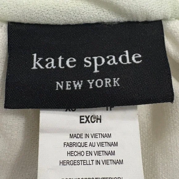 Kate Spade Cucumber‎ Floral Print Tie Bandeau One Piece Halter Strap Swimsuit XS - Picture 9 of 13